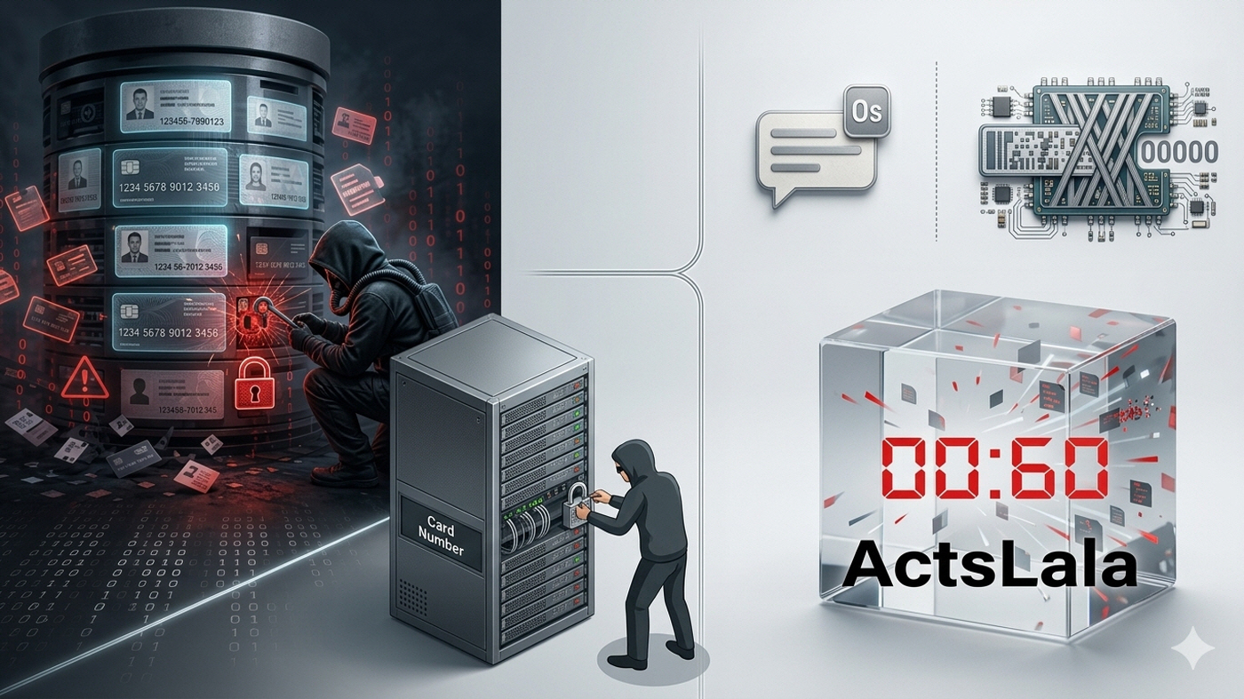 Data theft risk compared with ActsLala sixty-second Zero-out
